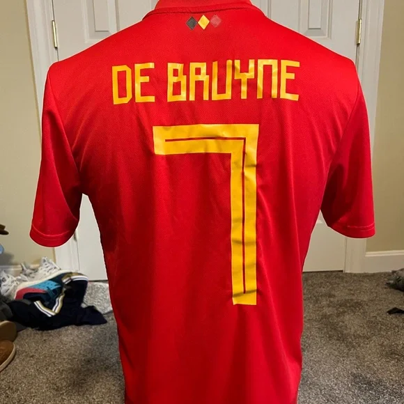 2018 World Cup Kevin De Bruyne KDB Belgium Adidas kit